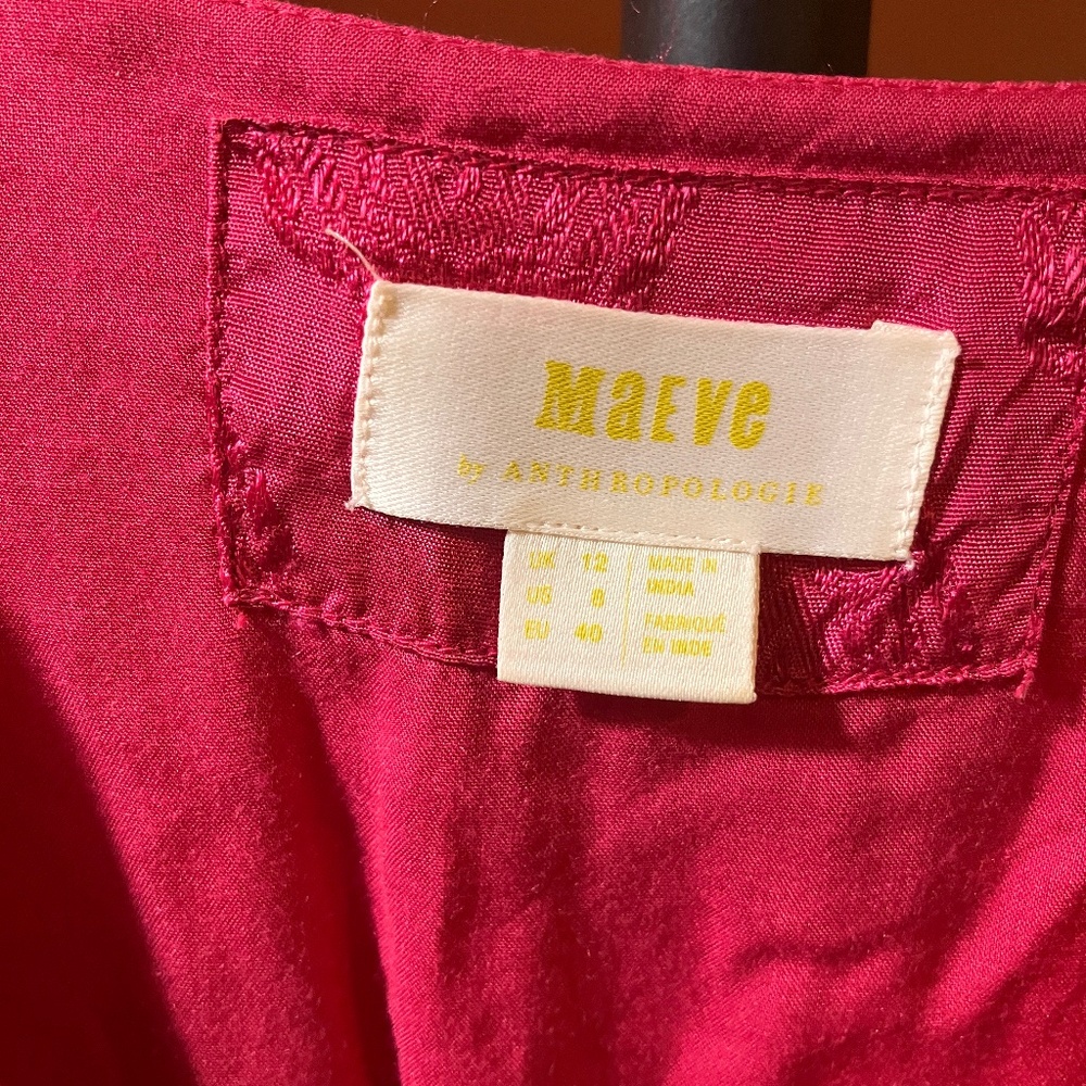 Fuchsia pink Maeve Anthro dress, size 8